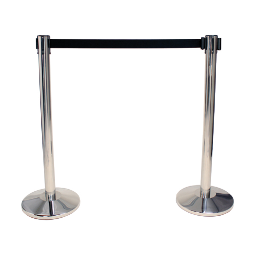 Rental store for STANCHION CHROME W BLACK BELT  EACH in Waynesboro VA